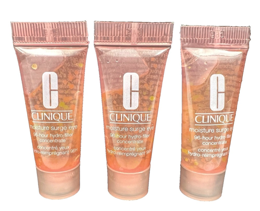 CLINIQUE Moisture Surge Eye 0.17 oz 96-Hour Hydro-Filler Concentrate Gel Mini x3